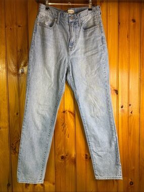 Madewell Vintage Perfect Light Wash Straight Leg Jeans